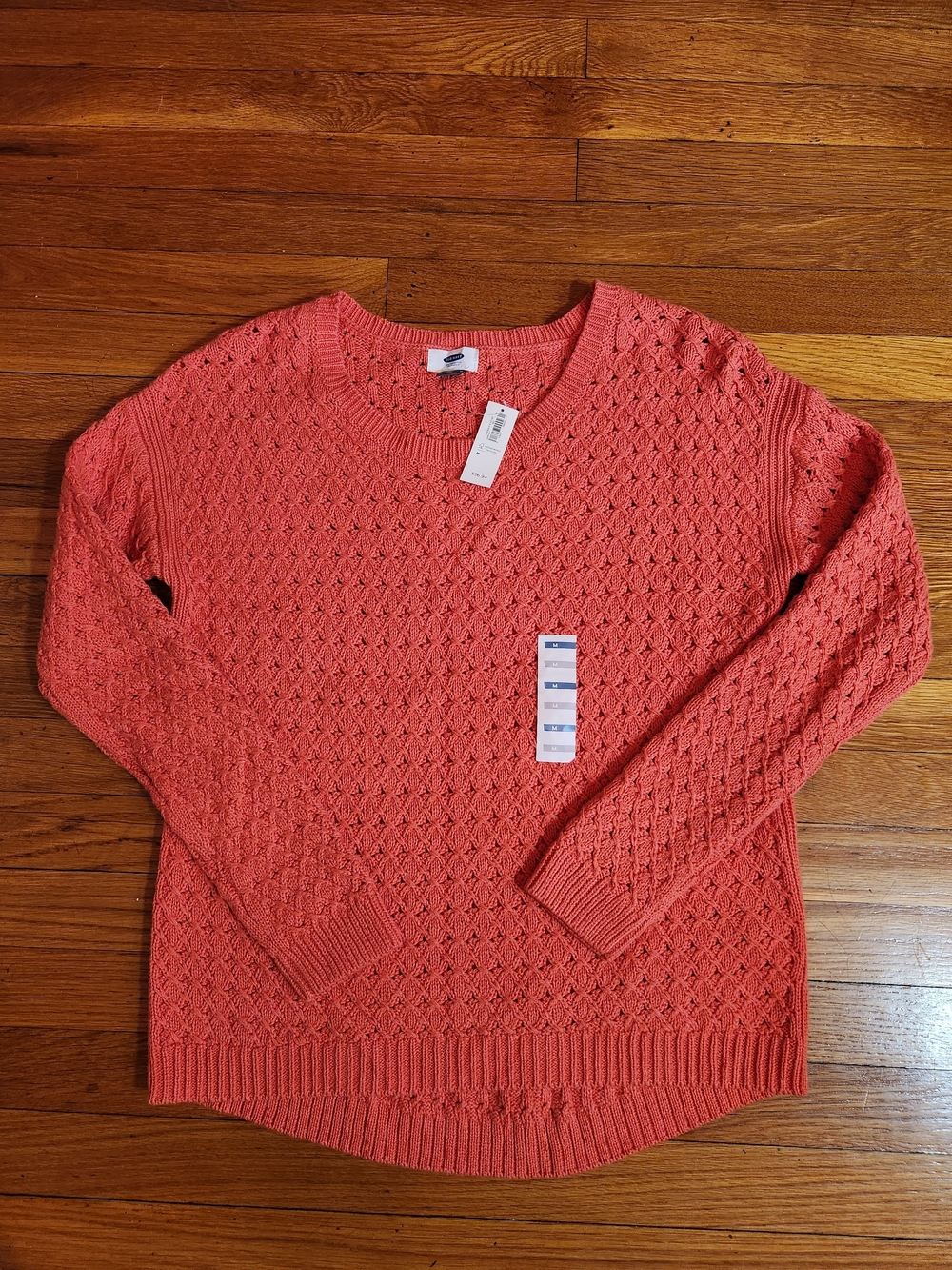 Old Navy Open-Knit Crochet Eyelet Pullover Size Med